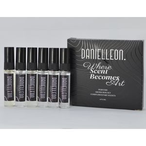 DANIELLEON Daniel Leon DL-UP1 Unisex Perfume Pack - 6 x 5ml - Inspired Fragrances - Long-Lasting - Travel Size - Premium Collection