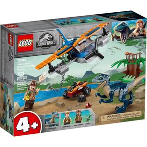 LEGO مكعبات مهمة انقاذ ديناصور فيلوسيرابتور 101 قطعة - 75942 