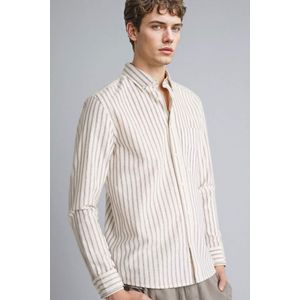 Defacto Keten Karışımlı Gömlek