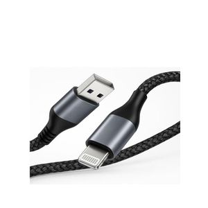 iPhone Charger Lightning Cable, Nylon Braided 2M , Fast Charging Cable High Speed Data Sync Transfer Cord Compatible with iPhone 14/13/12/11 Pro Max/XS MAX/XR/XS/X/8/7 and More