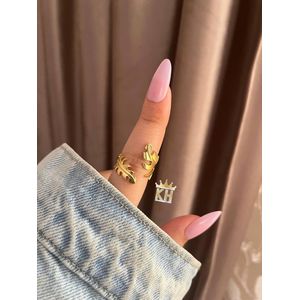 خاتم استانليس ستيل مقاس قابل للتعديل 