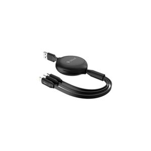 Celebrat HB-11 3 In 1 Portable USB To Type-C , Lightning, Micro Fast Charge