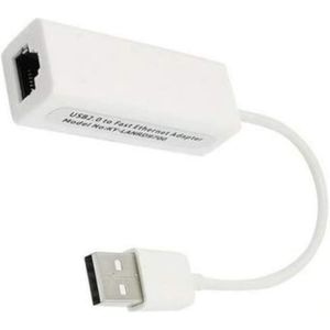 محول كارت شبكة ايثرنت محلية LAN USB 2.0 الى ار جيه 45 بسرعة 10/100 ميجابايت في الثانية لاجهزة ويندوز واندرويد واللاب توب والتابلت