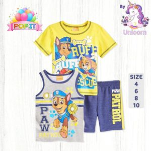 Set Of 3 Pcs Summer Outfit  For Boys