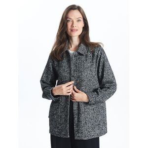 LC Waikiki Shirt Collar Patterned Women's Jacket