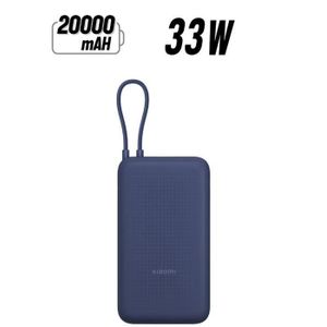 XIAOMI 33W Power Bank 20000mAh (Integrated Cable) - Blue
