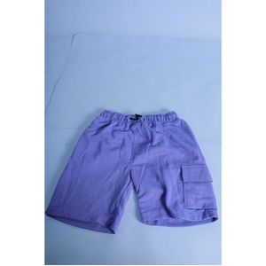 Men's Melton Shorts -purple - purple - L