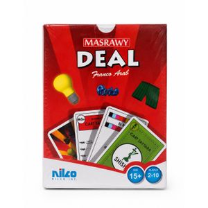 Nilco Masrawy Deal Franco Arab Card Game Funny Family Friends Party Card Game