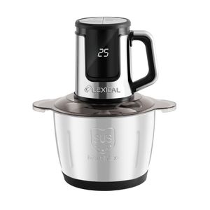 LEXICAL  Professional Electric Chopper with Smart LED Time Display & 4 Speed Levels (3L)