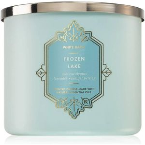 Bath & Body Works Frozen Lake Candle ~ 3 Wick Limited Edition Glass Lid Candle 444g