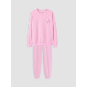 LC Waikiki Embroidered Girl's Pyjamas Set