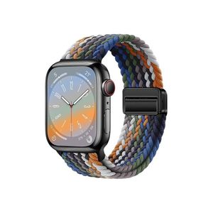 سوار رياضي فردي قابل للتعديل من النايلون المضفر، مناسب لساعات أبل ألترا، متوفر بأحجام 49 مم، 45 مم، 44 مم، و42 مم، للرجال والنساء. متوافق مع ساعات أبل ألترا 2، إس إي، وسلسلة 10، 9، 8، 7، 6، 5، 4، 3، 2، 1.