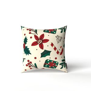 Art Mood Christmas Cushion 002 without filling 40x40 CM, Washable Soft Holiday Pillow for Sofa, Bedroom, Living Room, or Office, Festive Decorative Accent