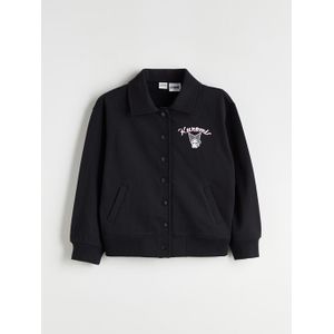 LC Waikiki Kuromi Printed Girl's Thick College Jacket