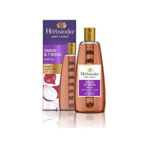 Herbs India Onion And 7 Herbal Seeds Hair Oil.280ml.