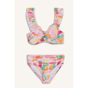 Defacto Patterned Bikini Set Girl Kids