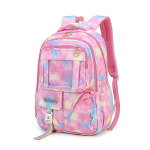 Rose pink school backpack