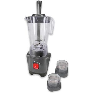 Moulinex Genuine Blender LM2429EG, 400W, 1.25L Capacity, Grey, Powerful Motor for Smoothies, Drinks and Everyday Blending