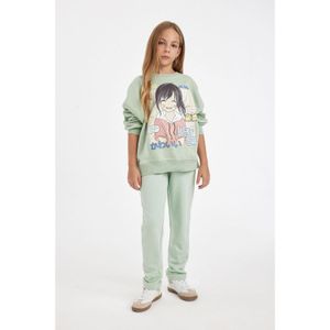 Defacto Girl Carrot Fit Trousers - Mint