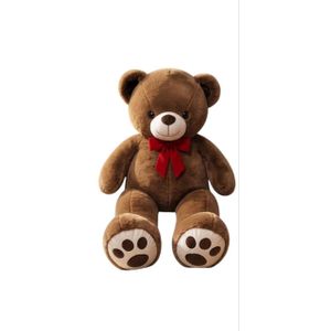 A one-meter teddy bear, perfect for cuddling, birthdays, Valentine's Day, and anniversaries. An excellent gift. Approximately 90 cm in size.