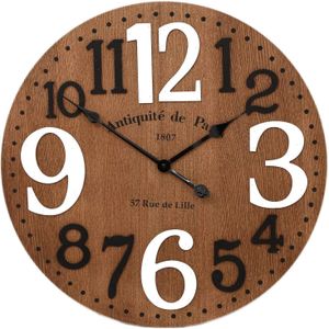 ساعات حائط حديثة وعصرية تعمل بالبطارية لغرف المعيشة والمنازل والمكاتب وجميع الديكورات (30.48 سم)