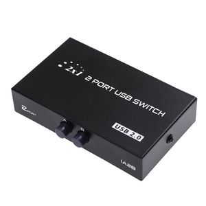 مفتاح مشاركة الطابعة بمنفذين USB 2.0 من فينتيكو، مفتاح اختيار لمشاركة الكمبيوتر وصندوق مفاتيح الكمبيوتر والماسح الضوئي والطابعات وجهاز العرض والكاميرا والكيبورد