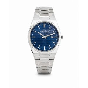 Ibso Men’s Classic Watch - Stainless Steel Material - Silver Color - calendar 