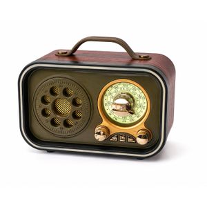 راديو وسماعة بلوتوث كلاسيك MEIER MD-1315BT – تصميم ريترو FM/AM/SW مع USB وTF