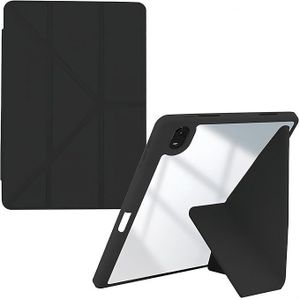 جراب لجهاز iPad (A16) الجيل الحادي عشر 11 بوصة 2025 / iPad الجيل العاشر 10.9 بوصة 2022، غطاء مغناطيسي قابل للفصل مع حامل متعدد الزوايا، مع حامل قلم Apple Pencil وخاصية التشغيل/الإيقاف التلقائي (أسود)