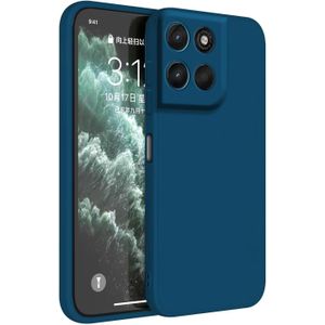 Case for Motorola Moto g57 / g57 Power / g67 Power (6.72 inches) TPU Silicone Skin Protector – Bleu Saphir