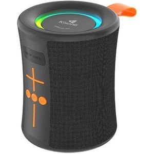 Kisonli  kisonlii Portable Bluetooth Speaker Q36 with RGB Light, Wireless Mini Speaker, Stereo Sound, Rechargeable Battery, TF/USB Support, Compact Speaker for Home & Outdoor 
