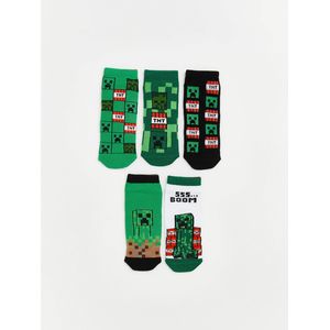 LC Waikiki Minecraft Printed Boy's Trainer Socks 5