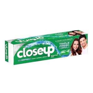 Closeup معجون أسنان جل ثلاثي الانتعاش برائحة المنثول المنعشة 100 مل