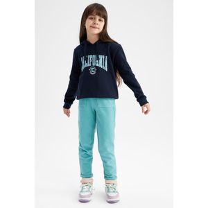 Defacto Girl Knitted Bottom Trousers - Mint
