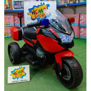 Electric police motorcycle for children up to 4.5 years old 