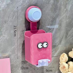 Toothbrush Organizer - Cute Handy Design A sweet shape for your bathroom +very practical Keep toothbrushes and toothpaste in one place. It has a cup. Bathroom storage cup - a decorative hand-designed