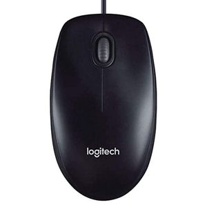 Logitech M90 Full-size Corded Mouse Black