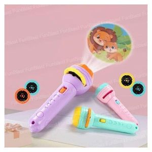 Niyam Mini 3 Slide 24 Pattern Flash Light Projector Torch for Kids