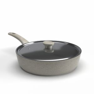 TOP CHEF مقلاة توب شيف بحجم 26 سم باللون البيج