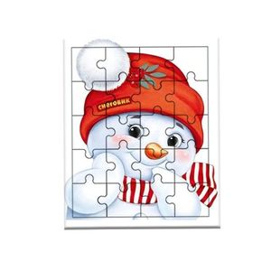 Puzzle with Stand, Cute Farm  Theme  ,,,Little snowmen  ,, jigsaw puzzle