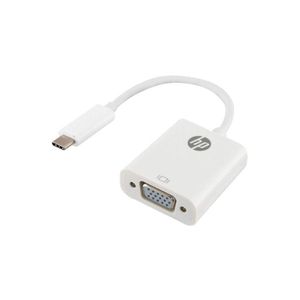 HP USB-C To VGA Adapter White