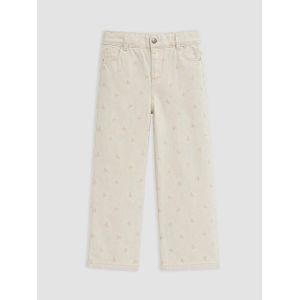 LC Waikiki Bow Patterned Girl's Gabardine Trousers