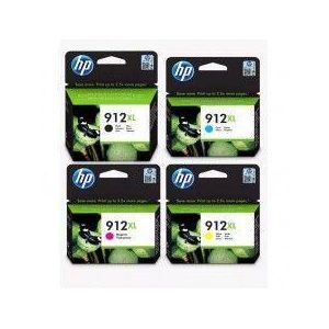 HP set CARTRIDGES 912 xl original set 4 colors high yeild capacity 