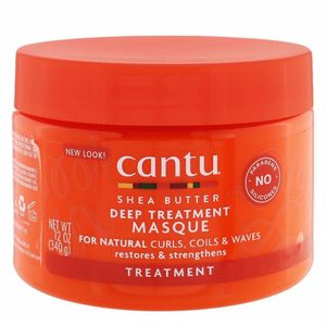 Cantu Deep Treatment Masque with Shea Butter for Curly, Coily & Wavy Hair, 340g