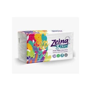 Zeina TRIO 3 Facial Tissue Soft 500 Tissue - Gentle and Convenient