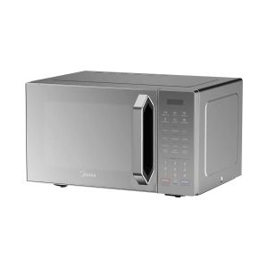 Midea ميكروويف ميديا 32 لتر 1000وات ديجيتال بباب مرآة لون سيلفر موديل EM0P042MX-S