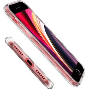 جراب سيليكون شفاف خلفي HD TPU لهاتف آبل آيفون SE (2020) / SE (2022)