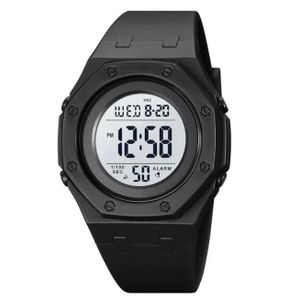 Skmei ساعات رياضية فاخرة للرجال والنساء، مقاومة للماء، مزودة بوظيفة كرونوغراف رقمية