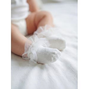 LC Waikiki Lace Detail Baby Girl's Trainer Socks