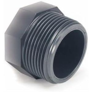 Comer طبة سدادة UPVC بسن خارجي متري أسطواني- مقاس 1 بوصة- أبعاد 33*36 مم